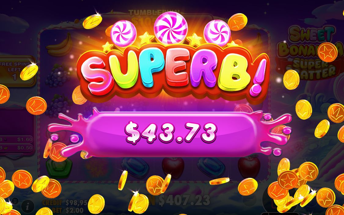 Free Spins-läget med tumble-vinster på rullarna